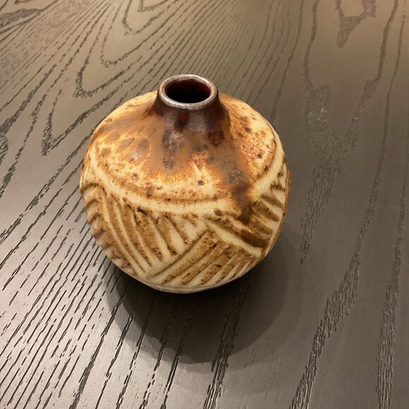 Handmade Other - Mid Century Artist Signed Studio Art Mini Pottery Vase